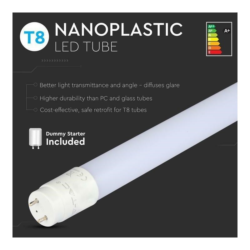 tubo a led 18w 6400°k cm.120