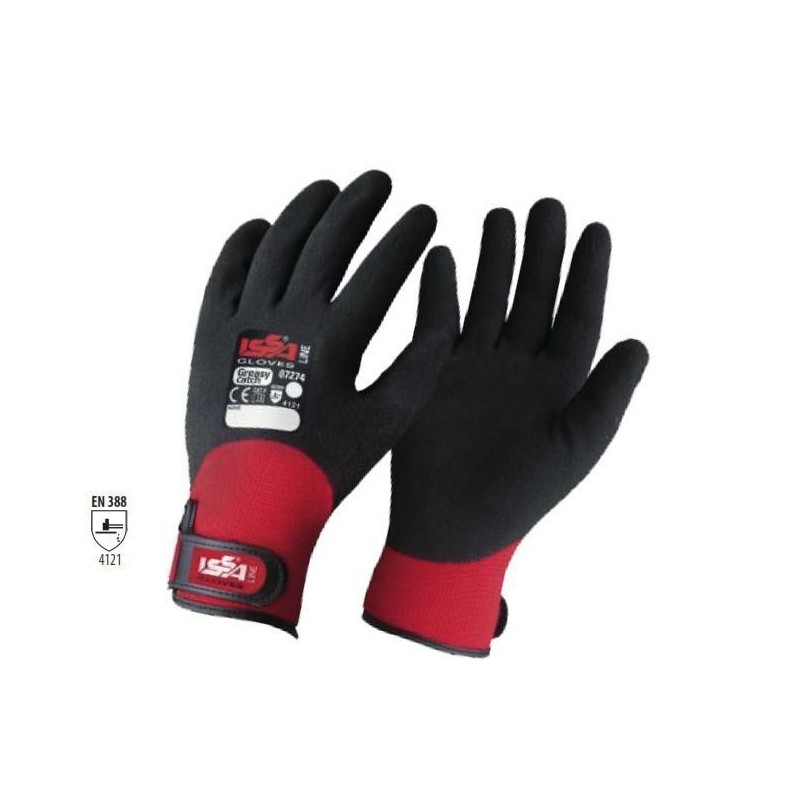 guanto nylon nitrile greasy catch 07274