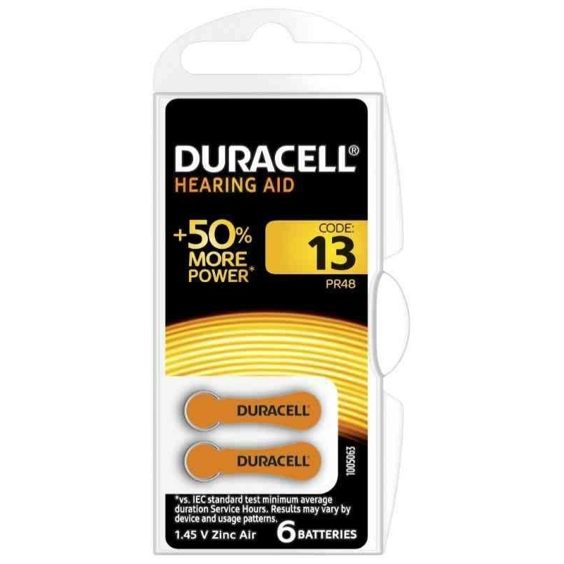 batteria duracell easy tab 13 acustica cf.6