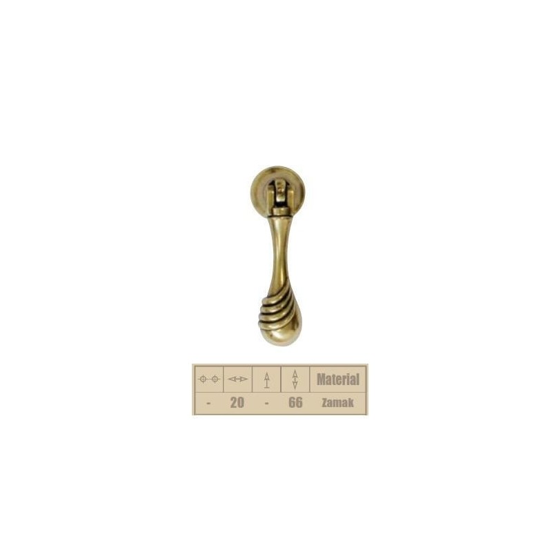 pendente zama bronzo sfumato