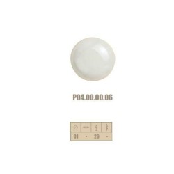 pomolo porcellana tondo bianco