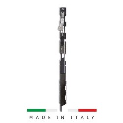 coppia catenaccio a leva zam.inox completo r40