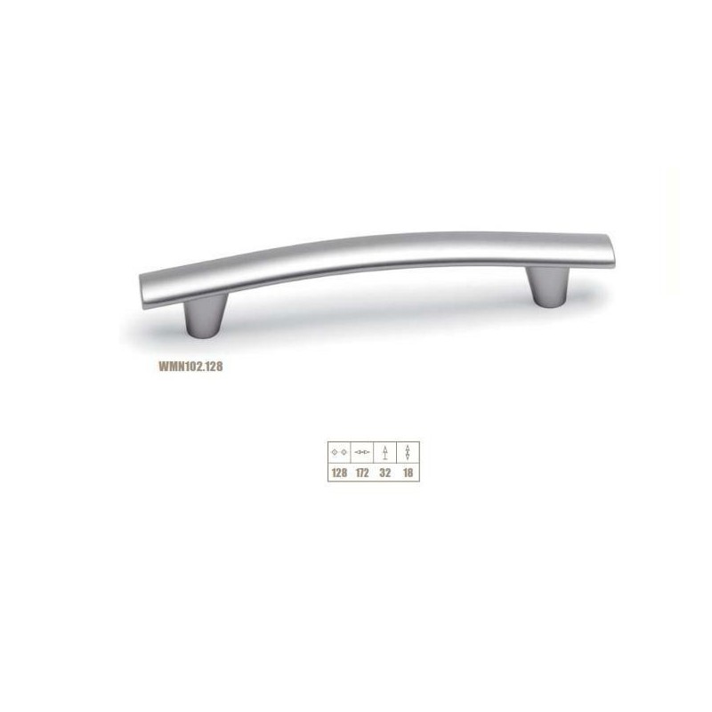 maniglia cromo sat.mm.128 mod 102