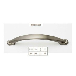 maniglietta nikel satinato mm.64