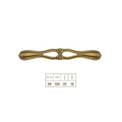 maniglia bronzata mm.96