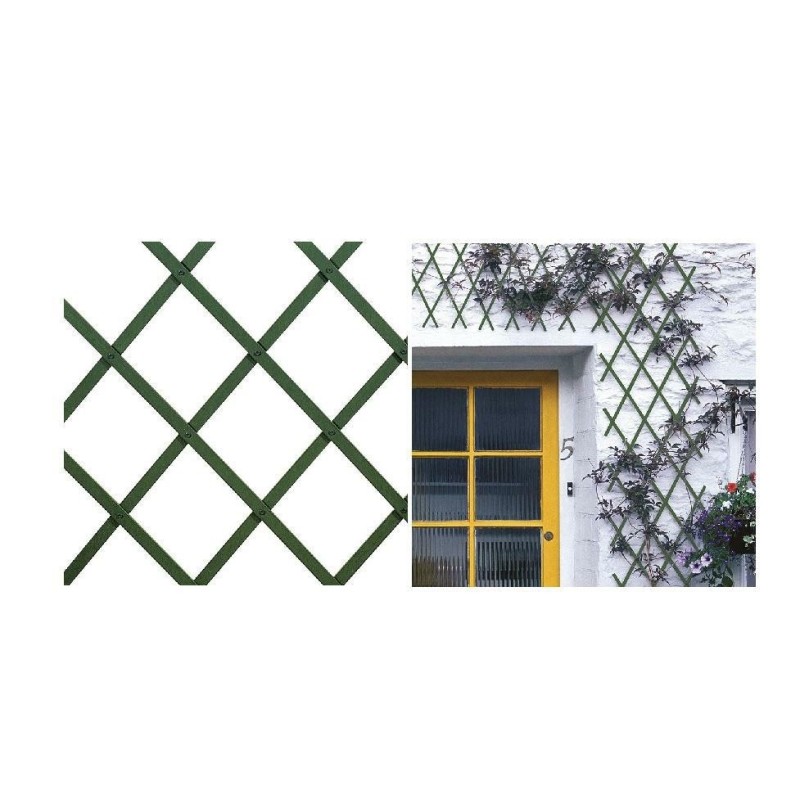 traliccio plastica verde m.1x1