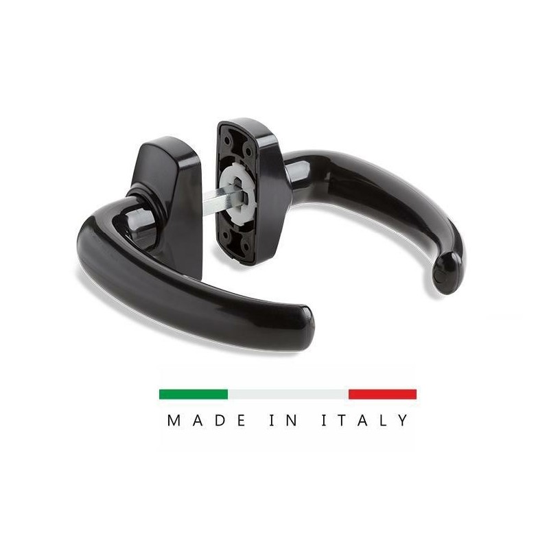 doppia maniglia nylon nera