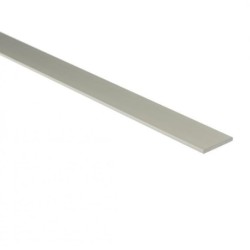 profilo piatto alluminio 12x2 argento m.2