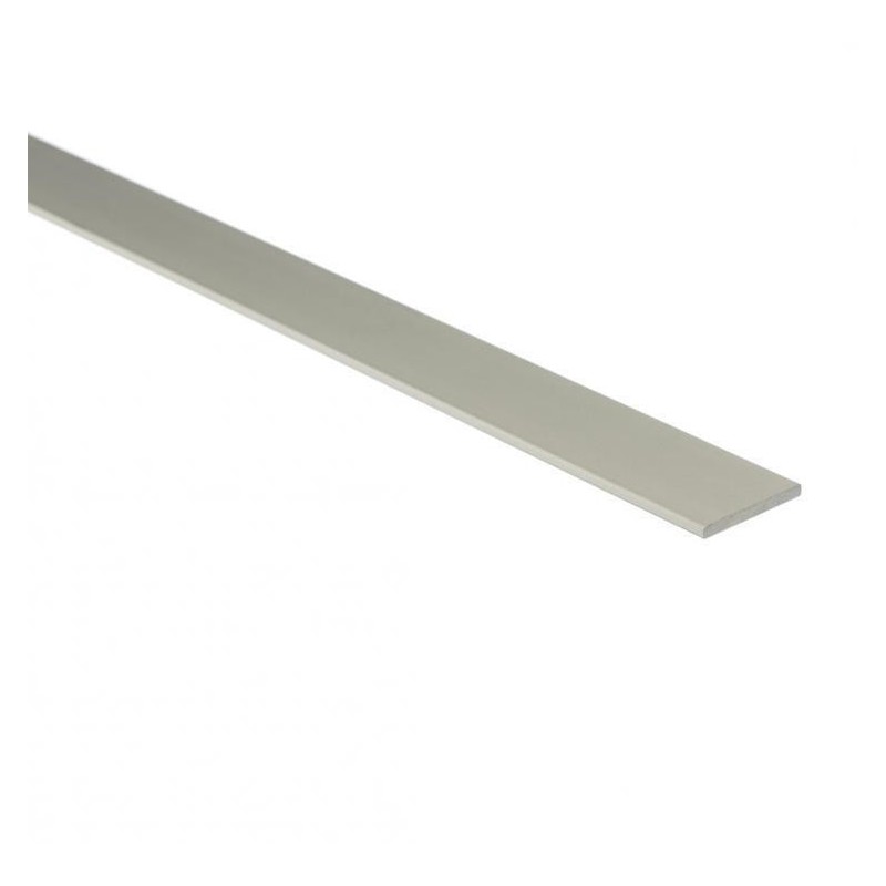 profilo piatto alluminio 15x2 argento m.2
