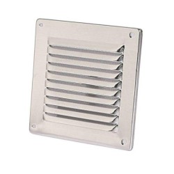 griglia in alluminio 140x140 mm con rete