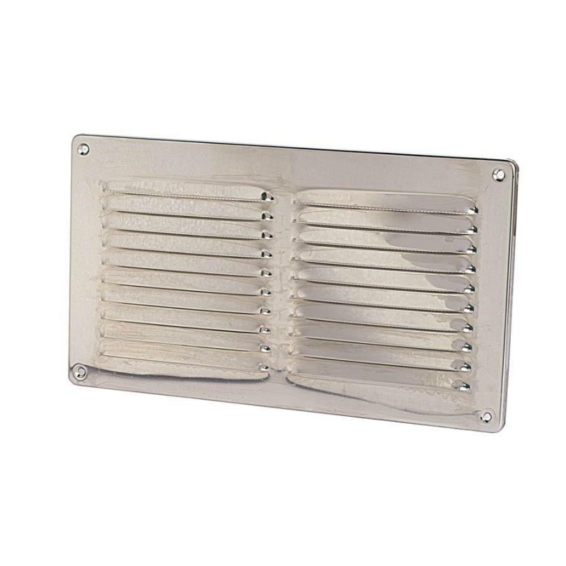griglia in alluminio 360x140 mm con rete