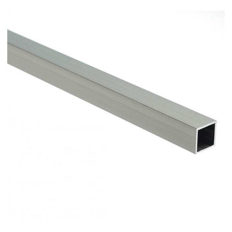 tubo alluminio quadro 10x10 m.2 argento