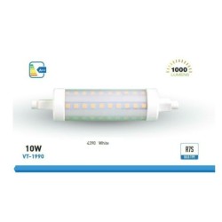 lampadina lineare a led r7s mm.118 10w 6000 k°
