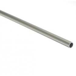 tubo alluminio tondo mm.18 argento m.2