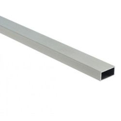 tubo rettangolare 20x10 m. 2 argento