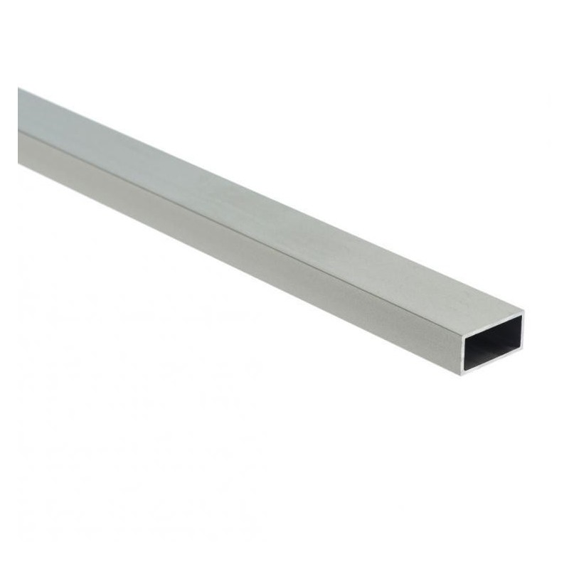 tubo rettangolare 20x10 m. 2 argento