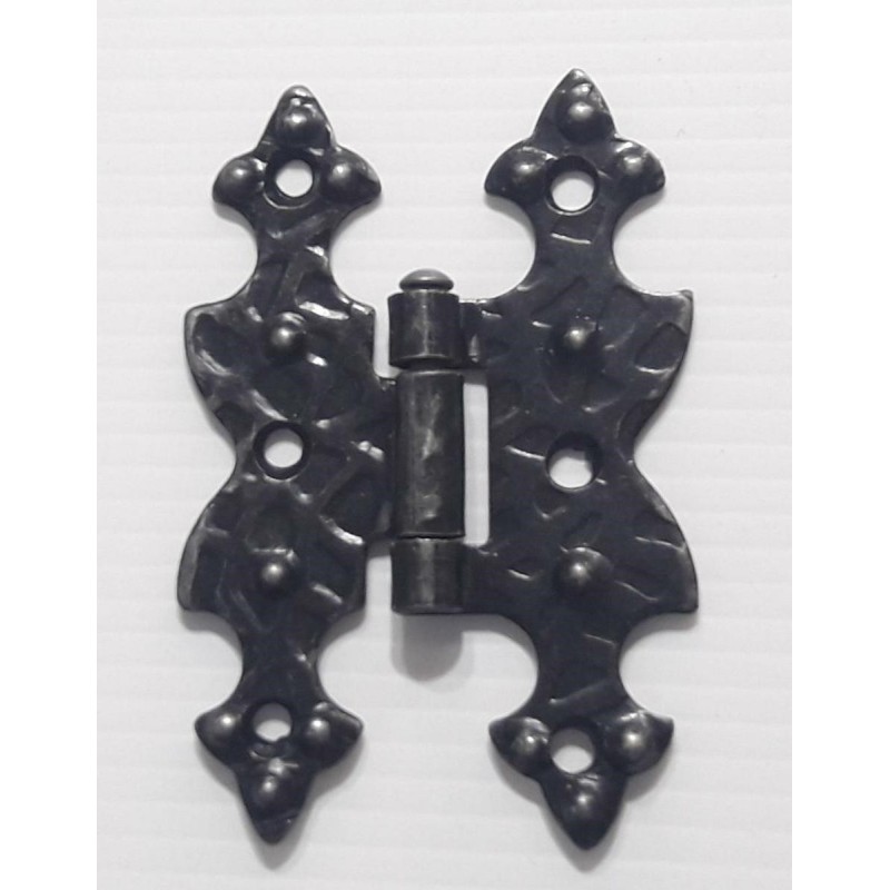 cerniera piana ferro nera 67x40