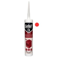 silicone alta temperatura rosso 310ml.