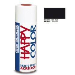 bomboletta spray nero opaco ral 9005 ml.400