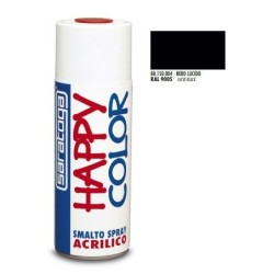 bomboletta spray nero lucido ral 9005 ml.400