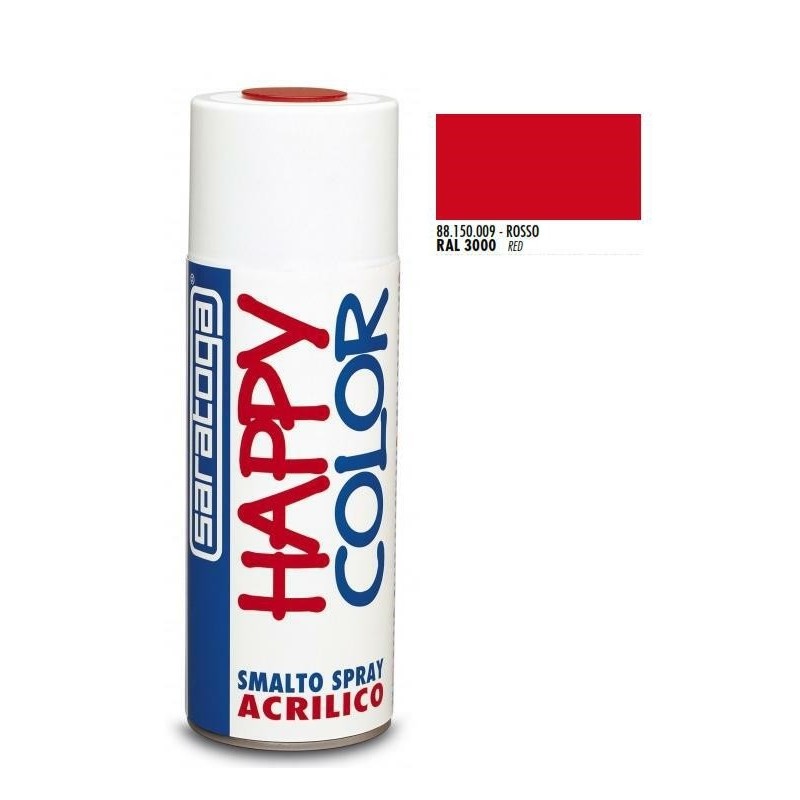 bomboletta spray rosso ral 3000 ml.400