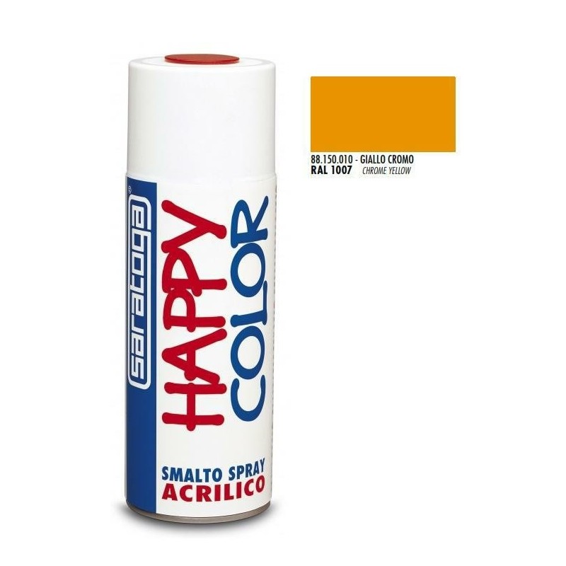 bomboletta spray giallo cromo ral 1007 ml.400