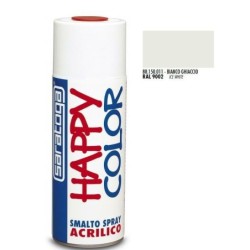 bomboletta spray bianco ghiaccio ral 9002 ml.400