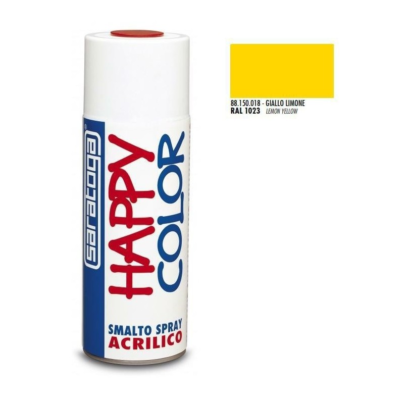 Bomboletta Spray Giallo Limone Ral 1023 Ml.400