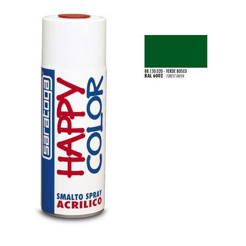 bomboletta spray verde bosco ral 6002 ml.400
