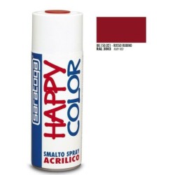 bomboletta spray rosso rub.ral 3003 ml.400