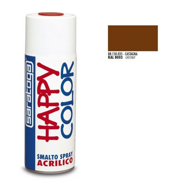 bomboletta spray castagna ral 8003 ml.400