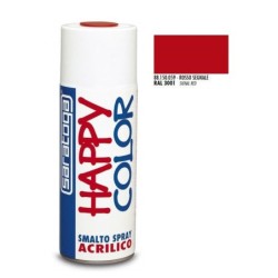 bomboletta spray rosso segnale ral 3001 ml.400