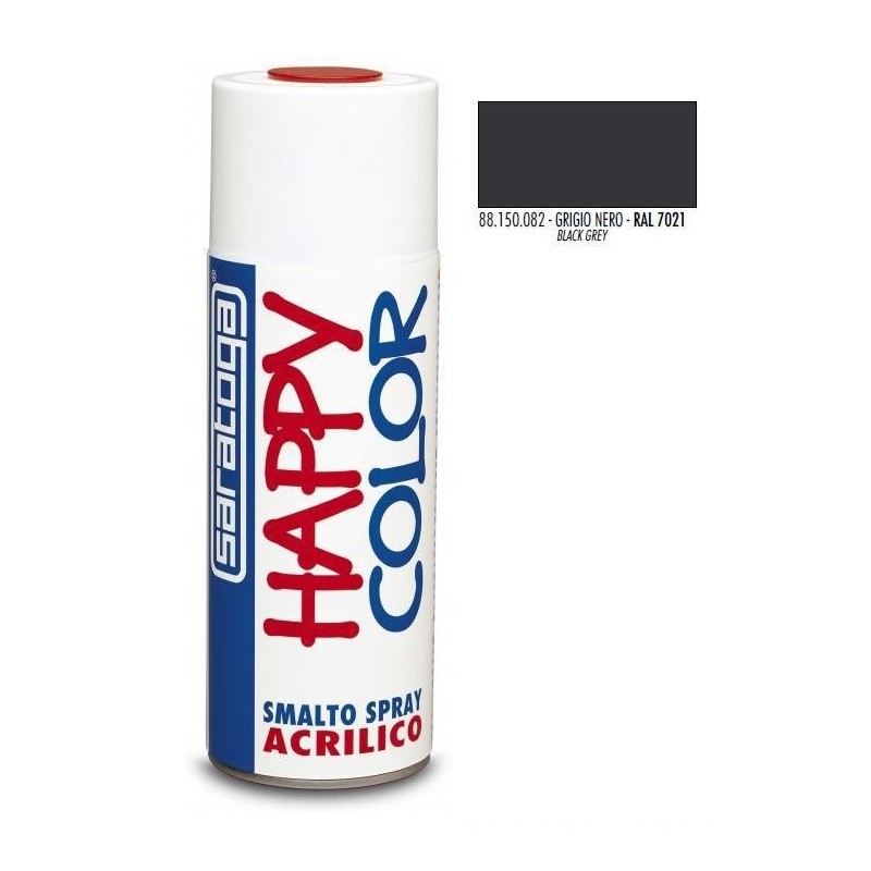 bomboletta spray grigio nero ral 7021 ml.400