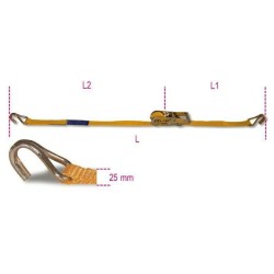 legabagagli a cricchetto mm.25 m.4