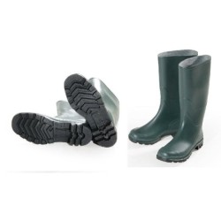 stivale a ginocchio pvc verde