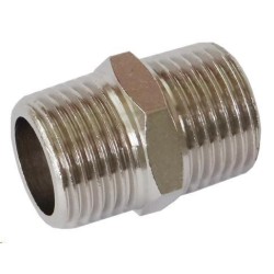 nipples da 1/8 ottone cromato