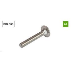 viti t.t. q.s.t. inox din603 a2 m. 8x16