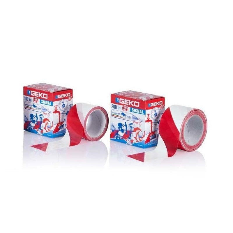 nastro segnaletico bianco rosso h.70x200 m.