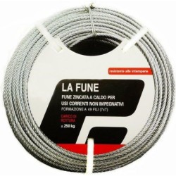 fune zincata arganello mm.1.8 m.6