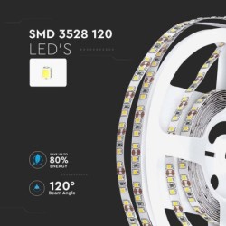 striscia 60 led al metro 12v ip20 m.5 3000°k