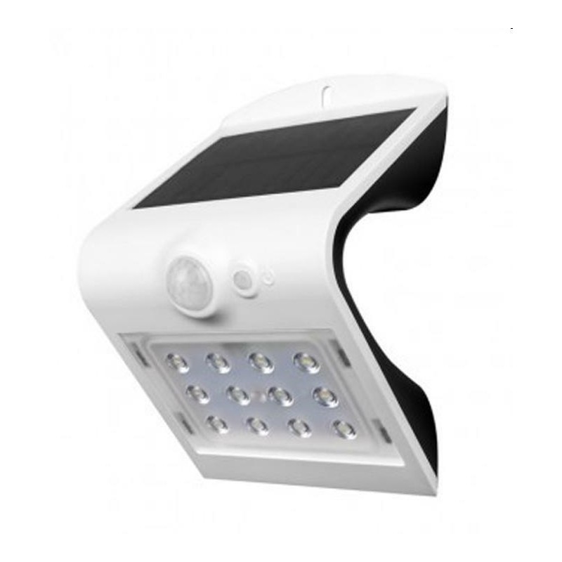 lampada led solare 1.5w 4000 °k bianco