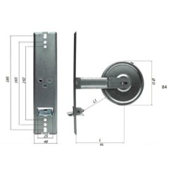 avvolgitore per tapp.l.142-165-185 m.6