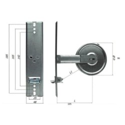 avvolgitore per tapp.l.142-165-185 m.8