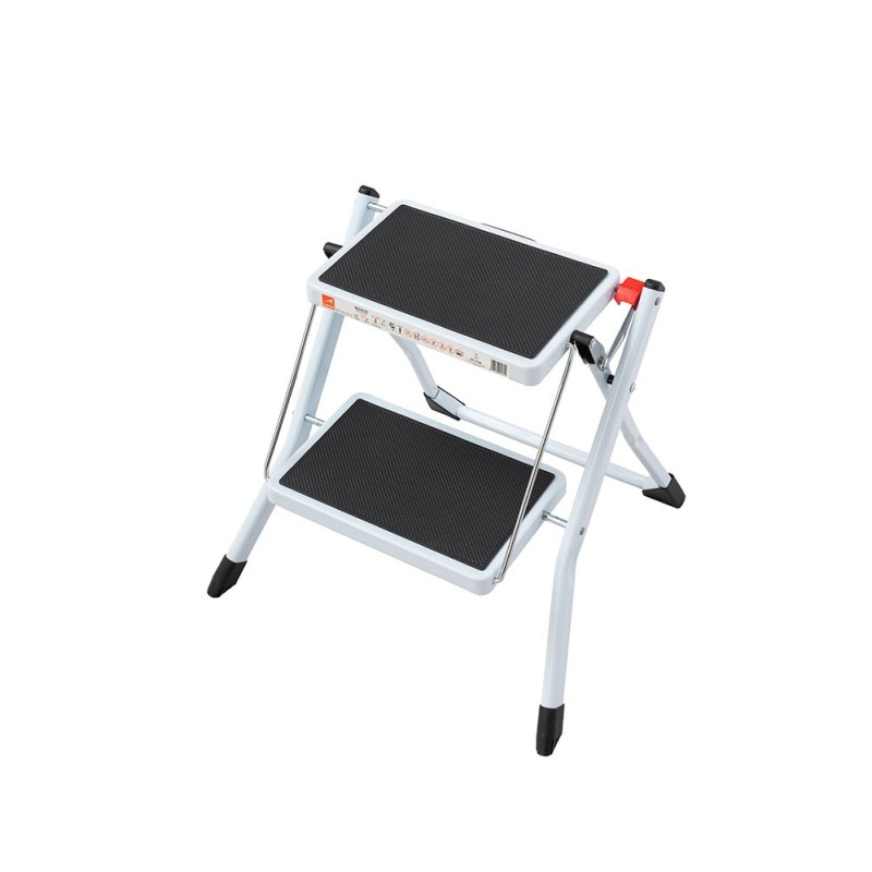 sgabello minisga 2 gradini bianco