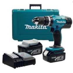 trapano avvitatore dhp453rfe 2 batterie 18v 3 ah