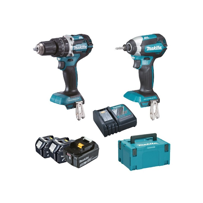 kit avvitatori dlx2180tj1 3 batterie 18v 5 ha