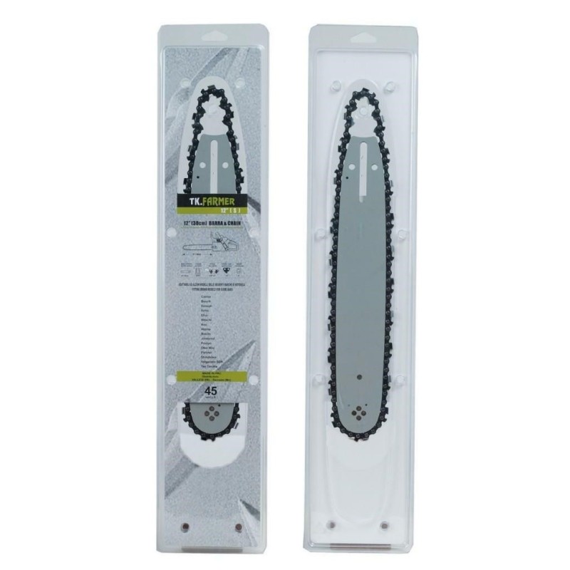 barra cm.30 e catena motosega 45 maglie