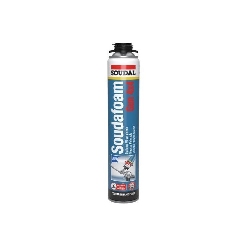 schiuma per serramenti gun 4x4 750 ml.