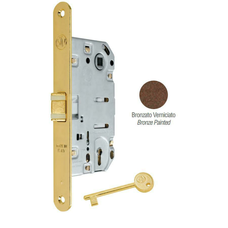 serratura medium bronzata e50