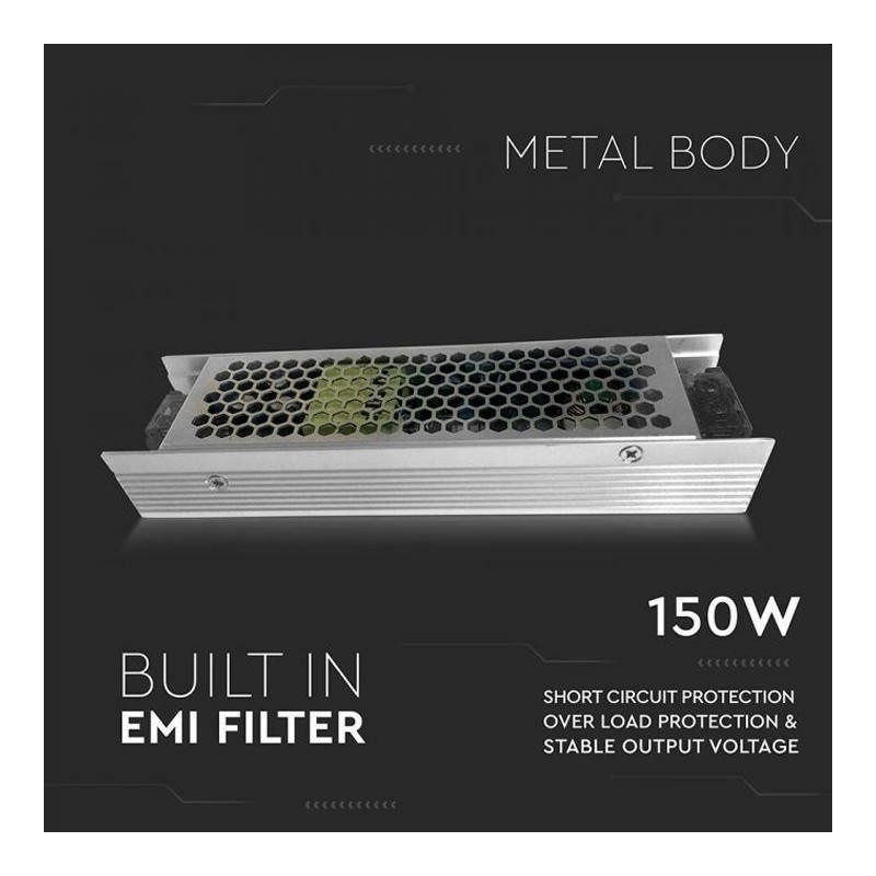 alimentatore led power 12v 150w 12.5a